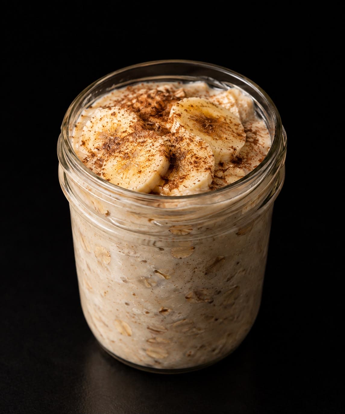 Overnight Oats de Baunilha com Canela (5 min + geladeira)